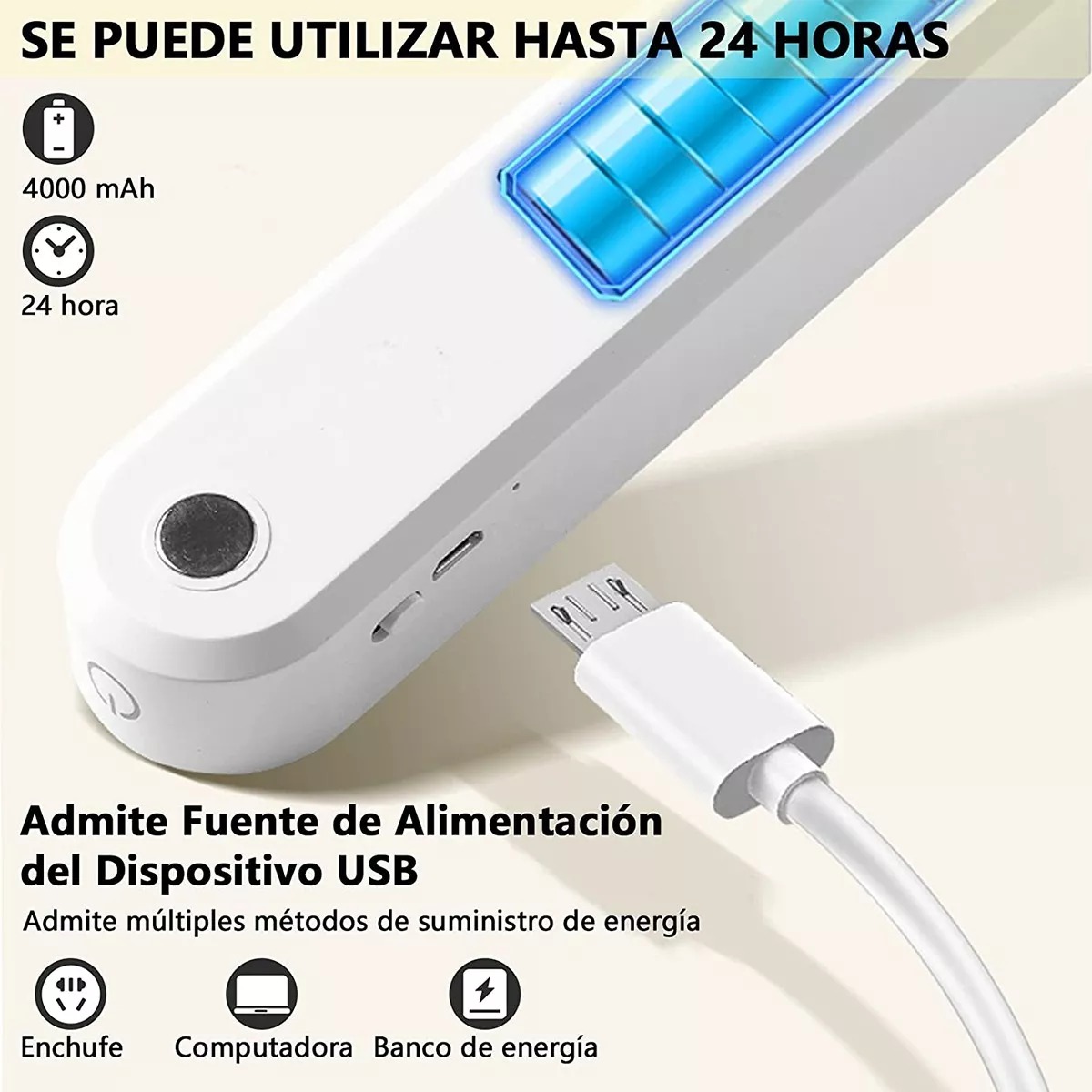 Miniatura 2 de Barra Led Magnetica Recargable